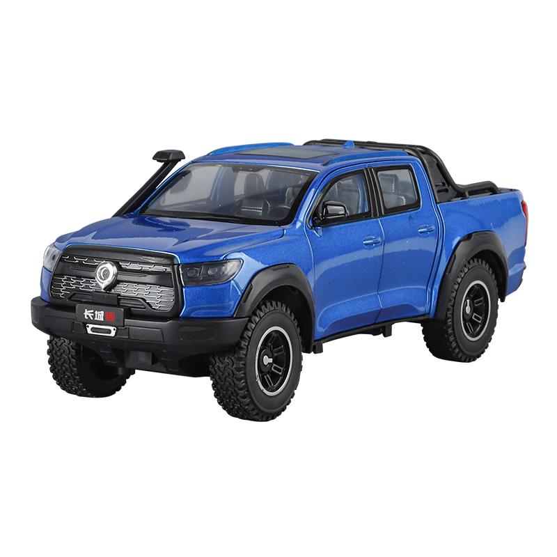 1:24 Large Pickup Truck Great Wall Pao DALILUN off-road Vehicle Toy Simulated Alloy Car Model Pull Back Collection Ornament