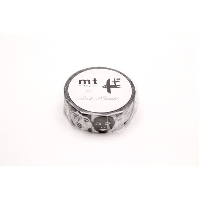 Masking Tape - Masking Tape MT Erik Motif visages 1,5cm x 7m
