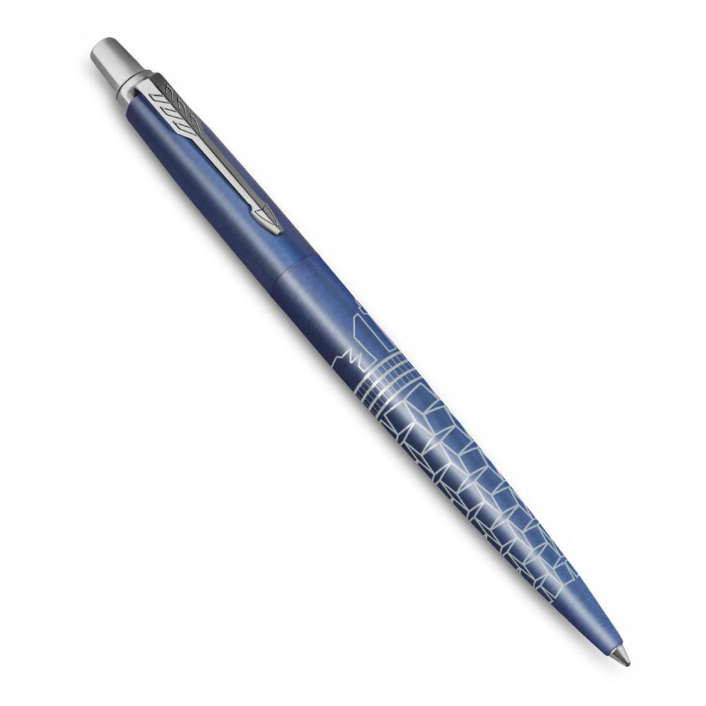 PARKER Jotter Blue CT Special Edition Ballpoint Medium Gift Luxury 2221605 Pen, Nib, Oil-Based, Boxed, Gift,