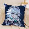 TTouhou Project role game Cushion Cover Silky Short Plush Invisible Zipper Dustproof Sofa Pillow Case for Home Decor