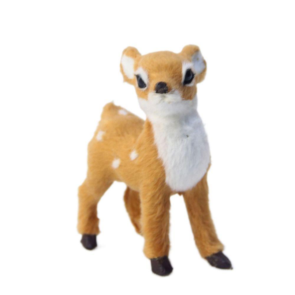 Garden Miniatures Artificial Deer Deer Ornaments Christmas Deer Animal Sika Deer Simulation Deer