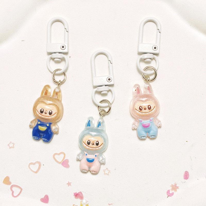 Оригинальный брелок-подвеска в виде куклы-эльфа из мультфильма Лабубу - милый подарочный брелок-подвеска