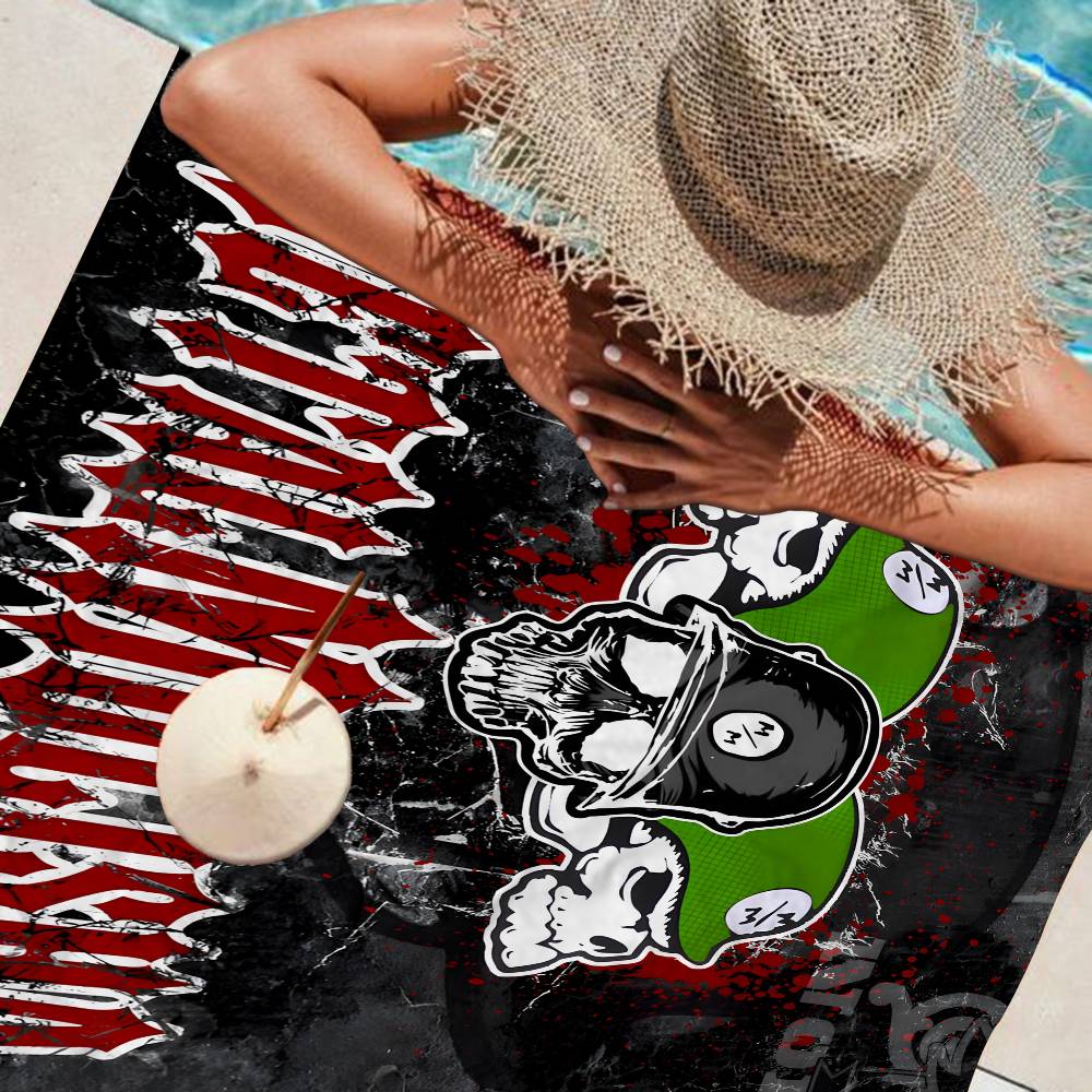 M-Metal M-Mulisha Game Anime Anime Beach Swimming Towel Soft Absorbent Washcloth Children's Gifts For Kids Travel Camping Gym