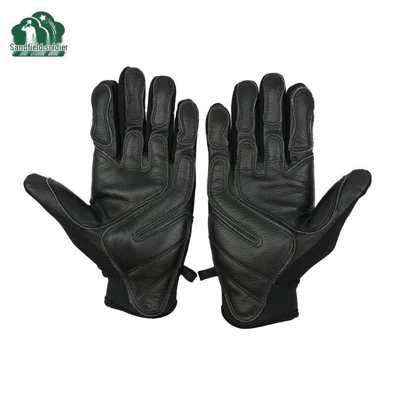 Battlefield Soldier Rappelling & Climbing Cowhide Gloves