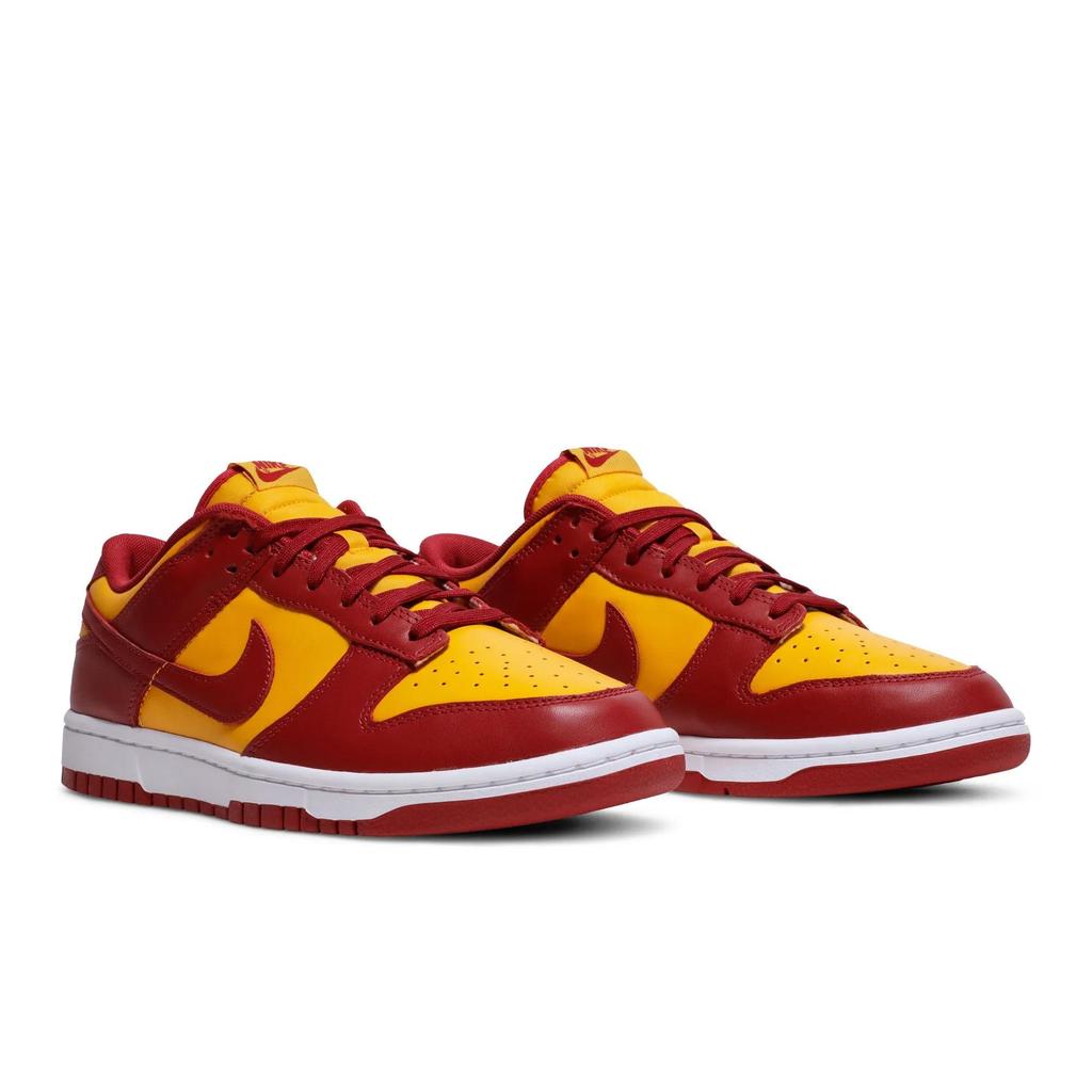 Nike Dunk Low 'USC' (Unisex) Midas Gold / Tough Red / White Skate Shoes DD1391 701