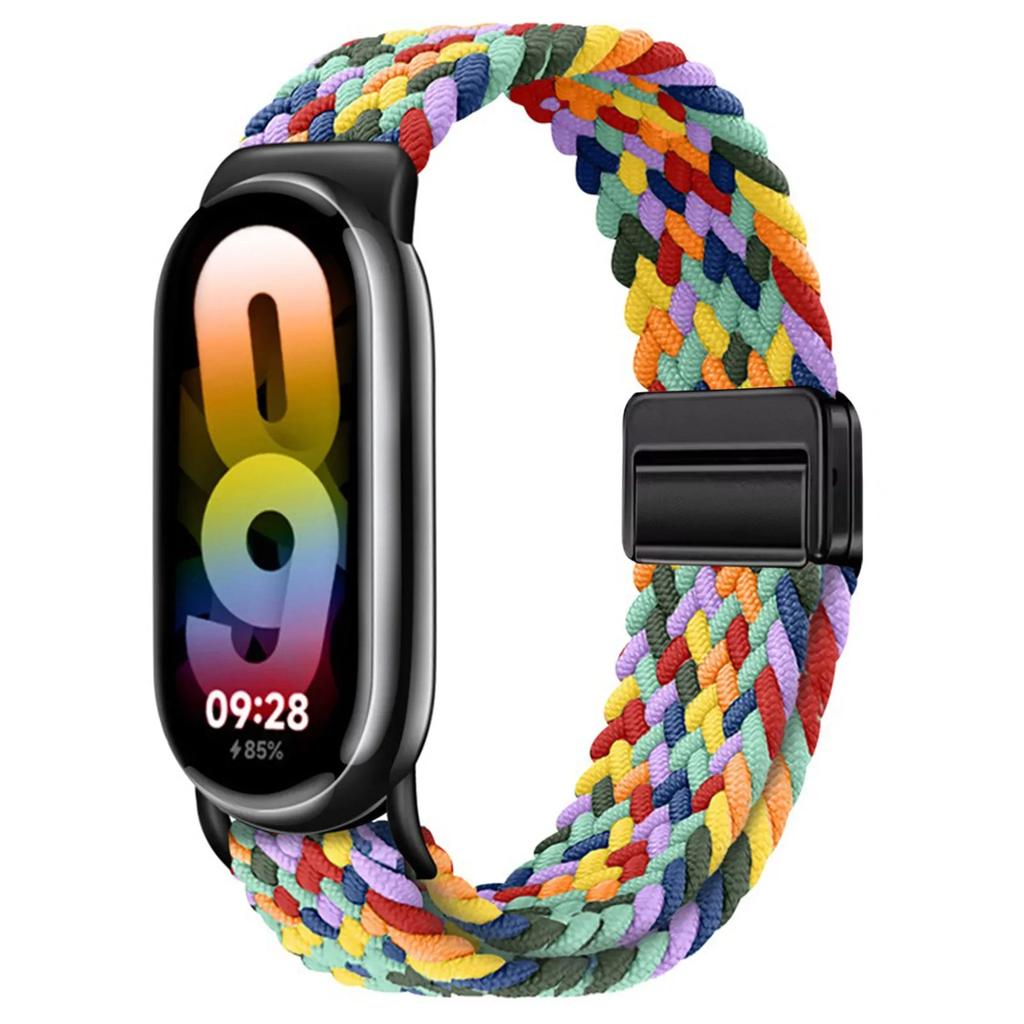 Нейлоновый ремешок Solo Loop для умных часов Xiaomi Mi Band 9/10 Сменный дышащий браслет для Xiaomi Band 8/9 Спортивный ремешок Correa