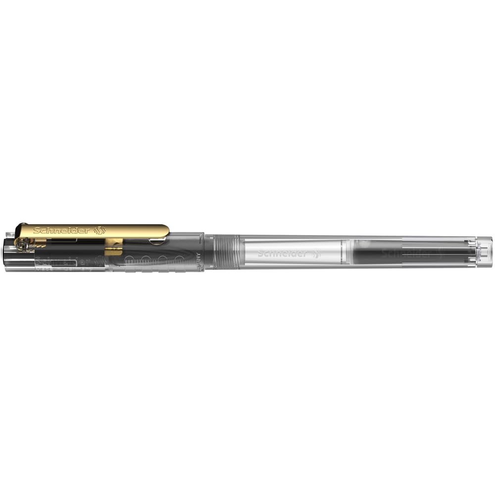 Schneider Fountain Pen 406 Gold EF Fine Clear Gold 406CLRG (Extra Point)
