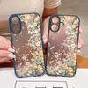 Твердый чехол для телефона из ПК с рисунком розы для iPhone 16 15 14 13 12 Pro Max 11, противоударный, с мягкими краями, прозрачный, тонкий, матовый чехол