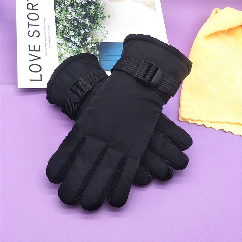 Kids Non-slip Winter Must Long-sleeved Mitten Snow Snowboard Ski Gloves Windproof Waterproof