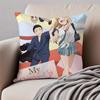 My DDress Up Darling Pillow Romance Anime Cushion Cover Pillowcase Antidustmite Invisible Zipper Short Plush Sofa Cushion