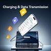 USAMS SJ780 U94 1m PD 60W Fast Charging Cable Type-C to Type-C Data Transfer Cord for Smartphone/Laptop/Tablet