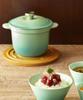 Le Creuset литой эмалированный горшок кокотница каждые 18 прохладная мята газовая духовка IH совместимая японская [Авторизованный продукт]