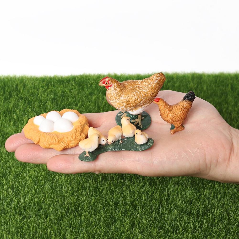 Toys Miniature Cycle Duck Figurine Life Cycle Figures White Goose Growth Cycle Simulation