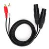 JORINDO Микрофонный кабель Двойной XLR Female на Двойной RCA Сбалансированный Сигнальный Соединительный Шнур