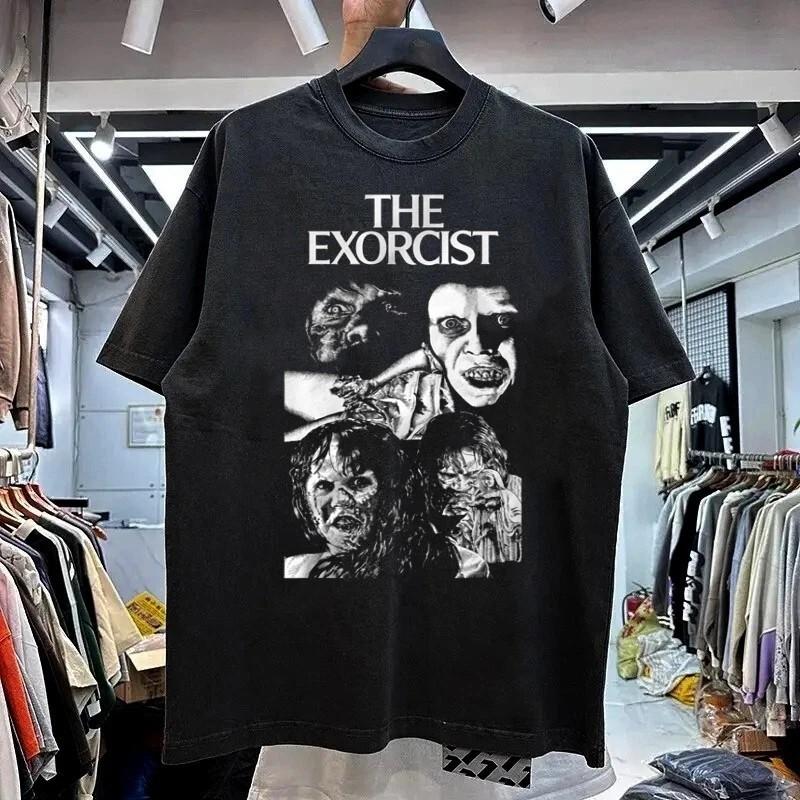 90s The Exorcist Movie Reprint Black Unisex T shirt Men Women Unisex T-Shirt