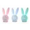 Cute Rabbit Alarm Clock with LED Night Light Function Household Alarm Clock