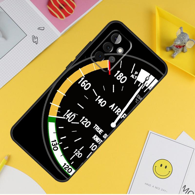 Flight Instruments Case For Samsung Galaxy A53 A33 A23 A13 A06 A56 A16 A36 A55 A35 A17 A54 A34 A14 A52 A32 A15
