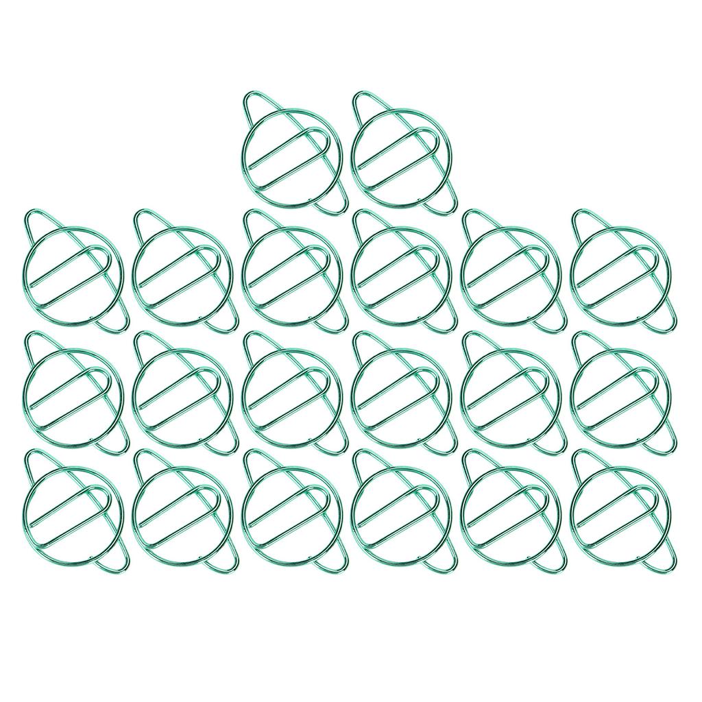 20 шт. забавные скрепки в форме планеты закладки зажимы для организации документов принадлежности для дома и офиса