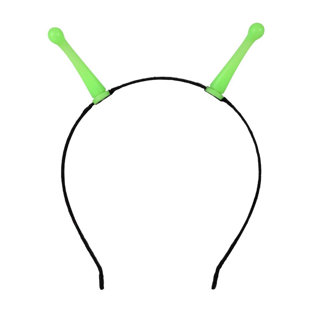Light Up Antenna Headband Costume Cosplay Accessories Alien Headdress Cosplay Wear Gift for Teens Masquerade