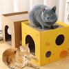 Scratching House Cats Nest Decker Double Foldable Cats Scratching Board Scratch Resistant Claw Sharpening Cat Scratching Board
