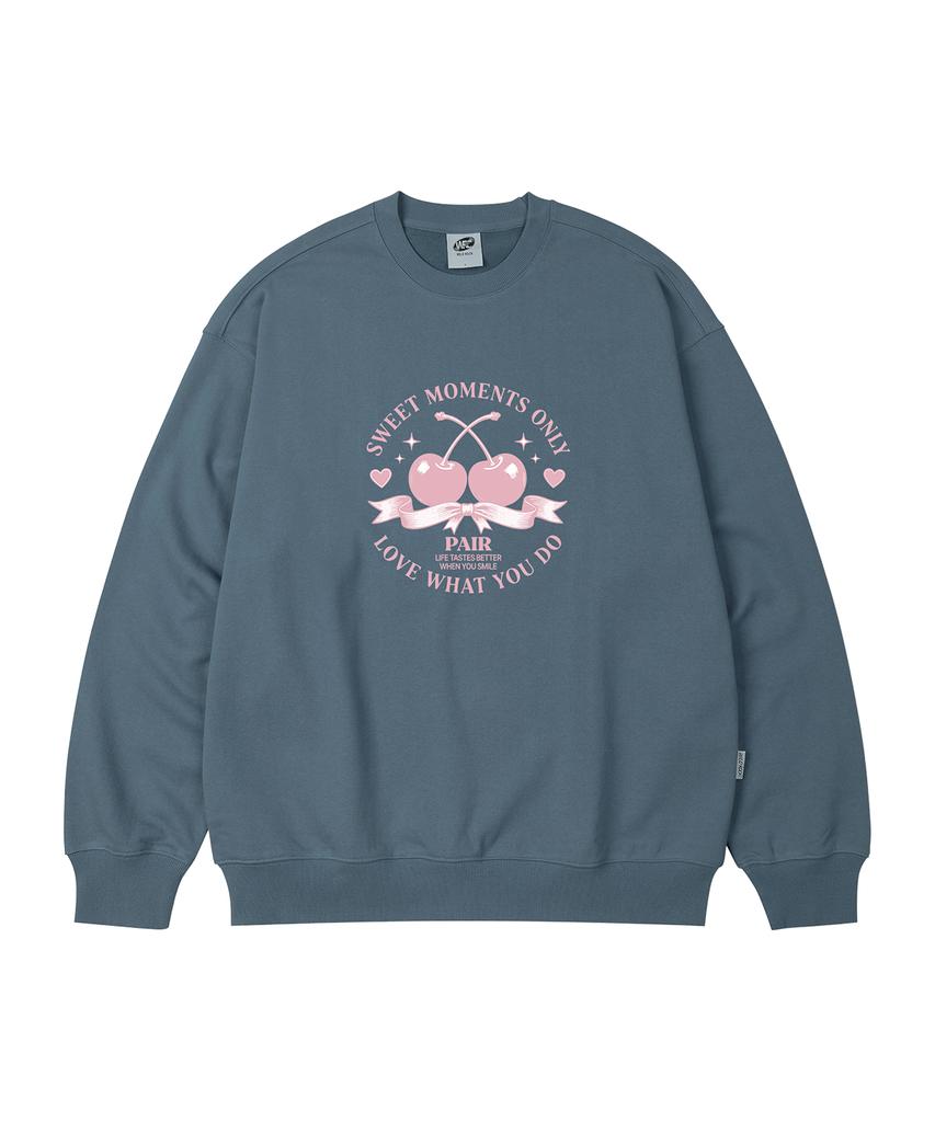 WILDROCK Cherry Pear Oversized Sweatshirt_9 Col (B Type)