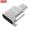 Lenovo D201 USB Type C Card Reader 480Mbps 512GB USB-C TF Micro SD OTG Adapter Type-C TF Memory Card Reader For Laptop Phone
