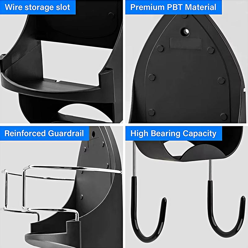 1 шт. настенный держатель для утюга термостойкий портативный крючок для подвешивания удобная вешалка для гладильной доски стеллаж для хранения органайзер для комнаты