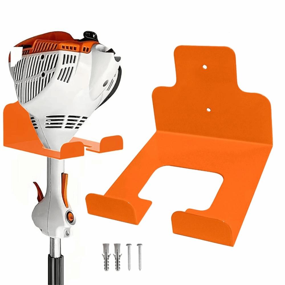 1Pcs Wall Mounted Weed Whackers Holder Heavy-Duty Adjustable Garden Grass Trimmer Rack Iron Save Space Garden Tool Holder