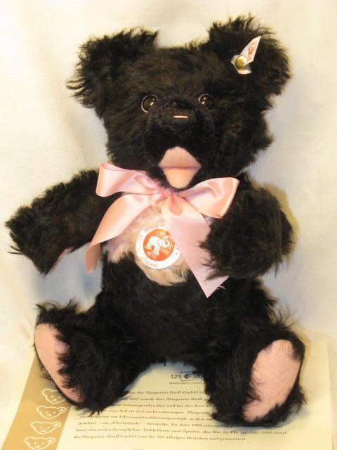 Steiff World Limited Черный 2005 года "Цотти и Пинк"