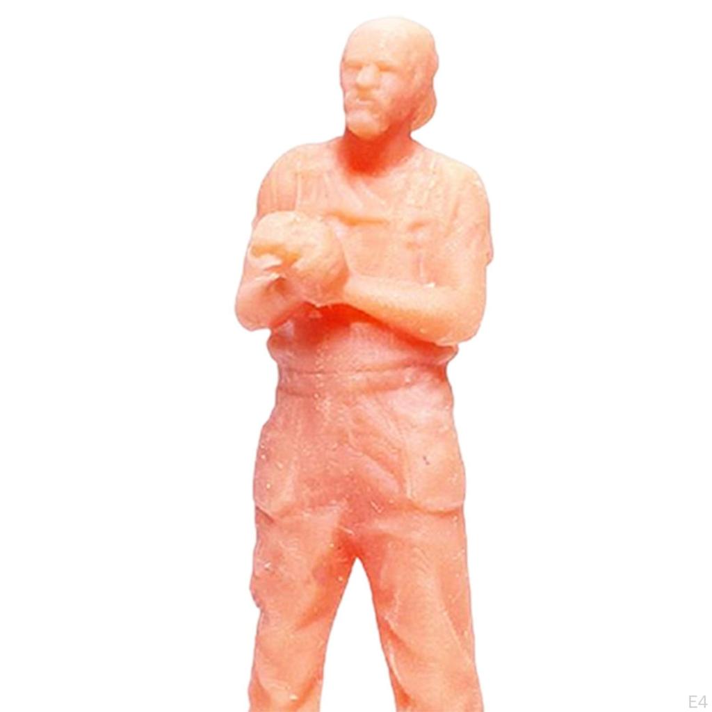 1/64 Крошечные Люди Мотоциклист Диорама Сцена Макет Украшение