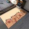 Cartoon Bears Pattern Carpet, Cute Beige Rug for Cozy Living Rooms Suitable for use as an anti-slip for living room bedroom sofas