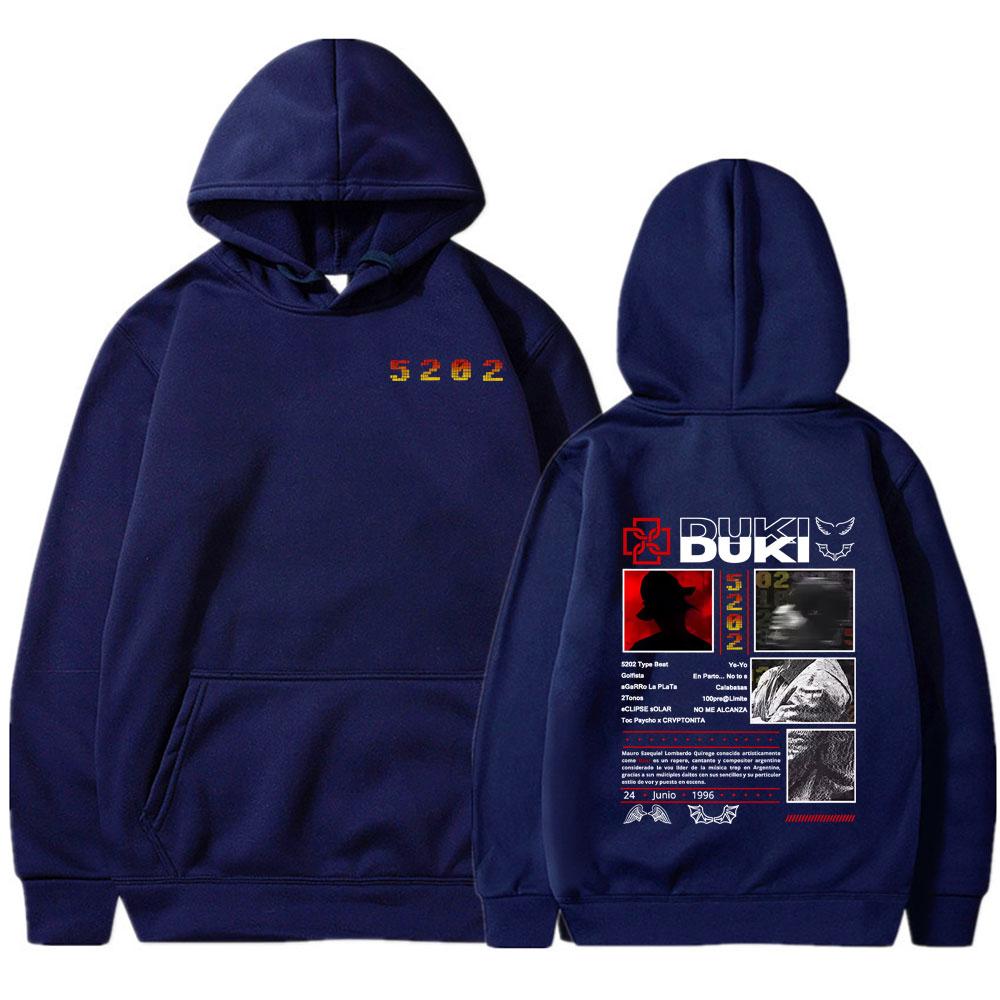 Худи с капюшоном из альбома Rapper Duki 5202 MIXTAPE Мужская Женская Одежда Мода Хип-Хоп Худи Повседневная Одежда Согревающие Пуловеры