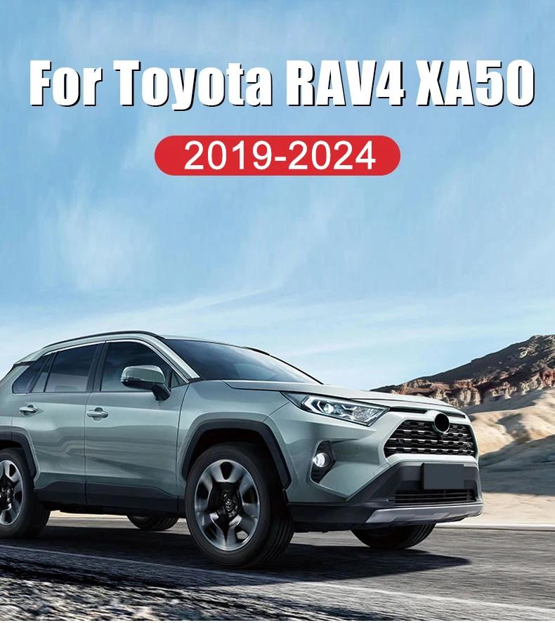 Для Toyota RAV4 RAV 4 2019-2022 2023 2024 Хромированная наклейка на крышку заднего противотуманного фонаря, отделка задних противотуманных фар, аксессуары для экстерьера, 2 шт.