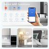 BSEED Wifi EU Socket With Normal Type-c USB Fast Charging Ports Smart Sockets Support Tuya Smart Life Alexa App Plastic Frames