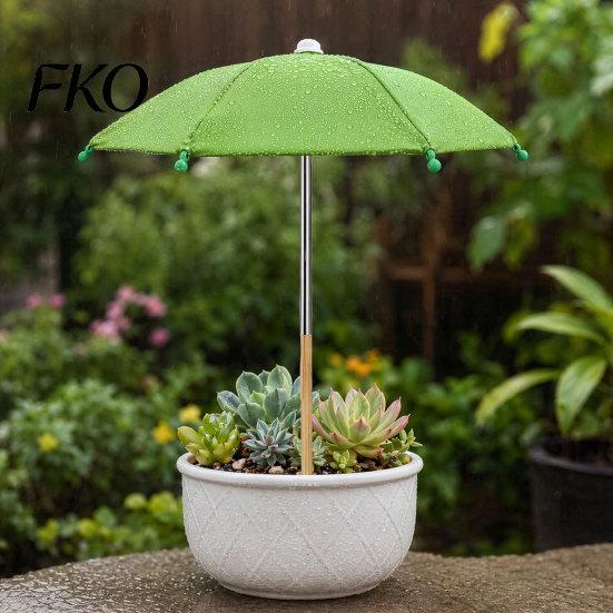 Outdoor Plant Umbrella for Plants, Sun Shade Cover Potted Plants Balcony Protector & Garden Beds, Flower UV Protection with Stake