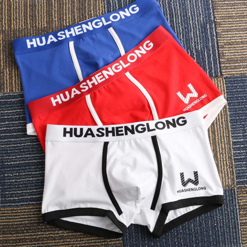 3pcs Men's Boxer Men Sports Shorts High-Quality Cotton Male Underwear Breathable And Comfortable Man Boxers Boxershorts Size L-3XL