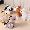 Stuffed Animal Giraffe Pendant Cartoon Animal Donkey Small Doll Lovely Horse Key Ring Kids Toy
