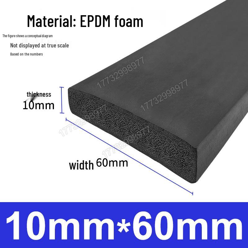 Черная EPDM Пористая Резиновая Полоса для Герметизации Морского, Механического, Электрического Шкафа и Коробки
