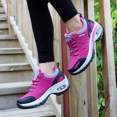 Женская обувь на толстой подошве, разработанная женщинами-дизайнерами, роскошного высокого качества, водонепроницаемая обувь для хайкинга, модные кроссовки для трека и поля