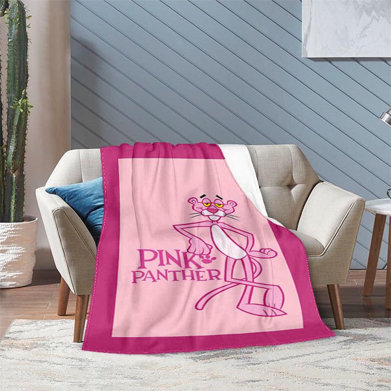 Pink Panther Print Blanket Sofa Blanket Home Decor Outdoor Plush Blanket Machine Washable Christmas Gifts