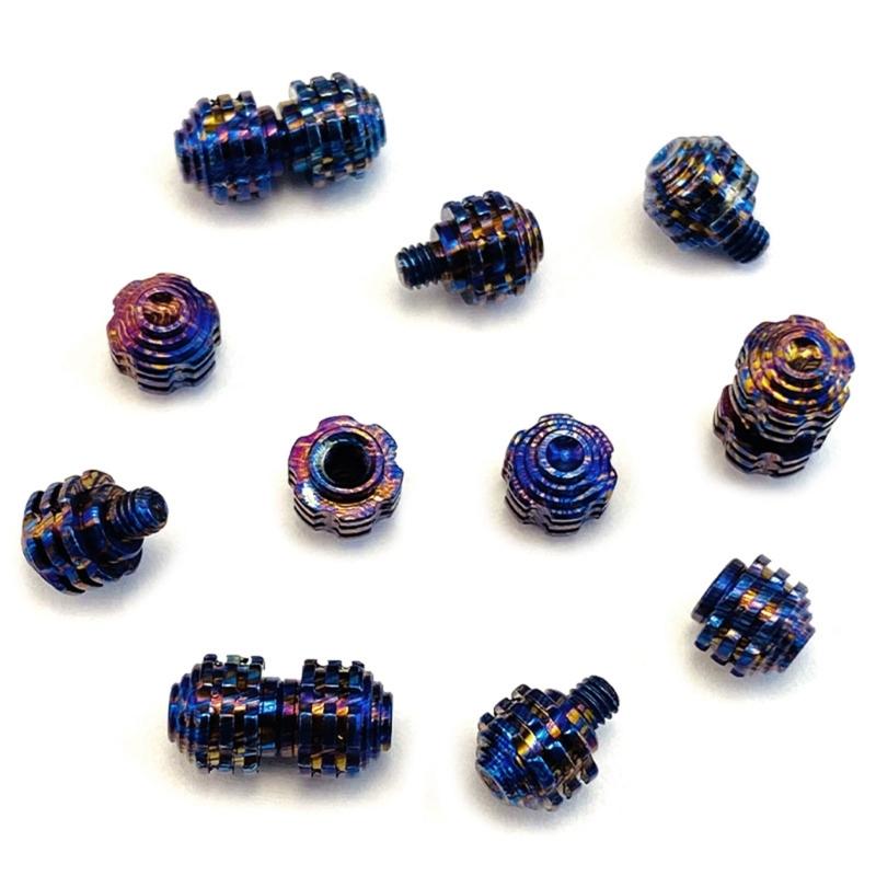 Прецизионно обработанные складные ножи с упорами для большого пальца, устойчивые к коррозии титановые дамасские штифты, совместимые с толщиной клинка 2,1-3 мм