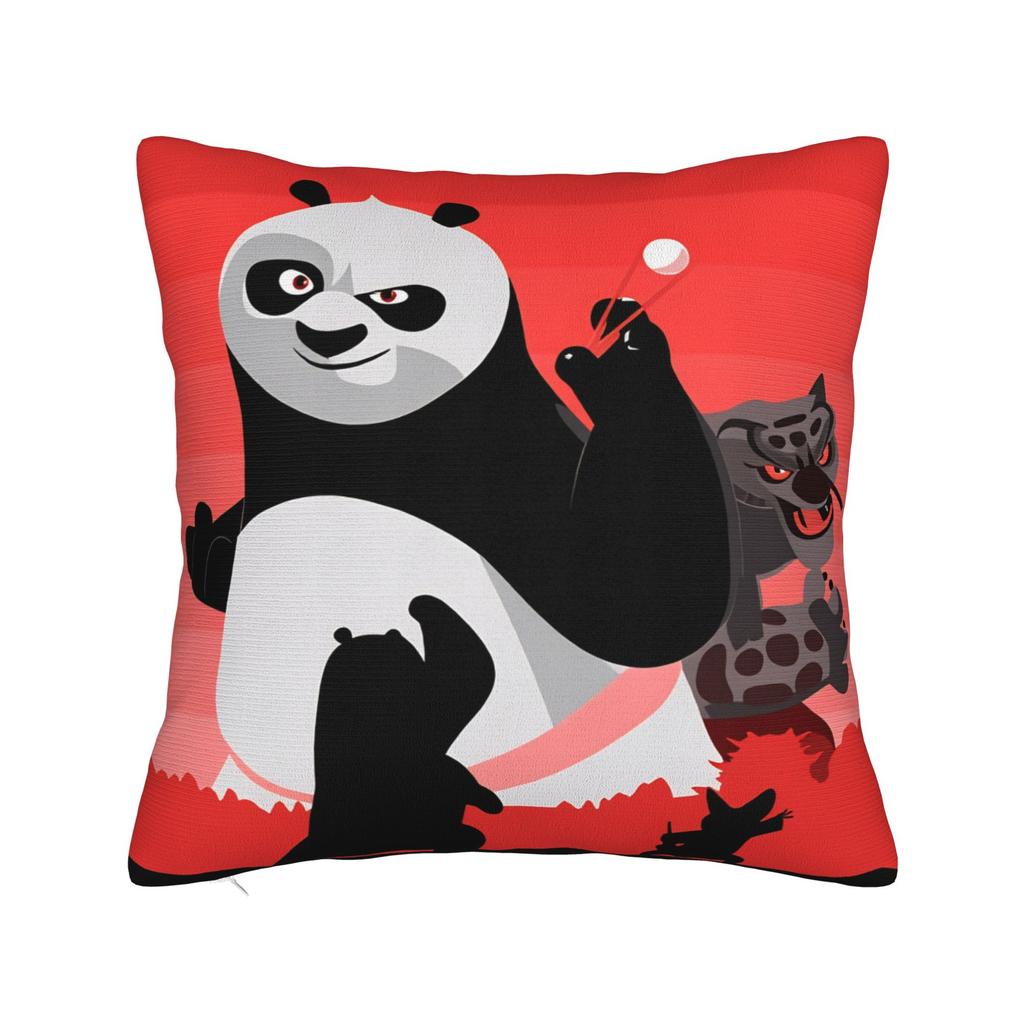 Pillow Cover K Ung F-Fu Panda Funny Pillow Case For Chair Sofa Home Decor Pillowcases