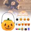Spooky Triangle Eye Halloween Pumpkin Jar Portable Holiday Toy Jack-O-Lantern Halloween Decoration Halloween Decoration
