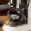 Высококачественные креативные черные керамические кофейные чашки для дома, изысканные цветы, нестандартная кофейная чашка, уникальный чайник для послеобеденного чая, праздничные подарки