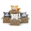 Garden Decoration Kitten Ornament Crafts Cartoon Small Statue Car Figurine Kitty Model Poor Box Cat
