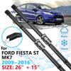 Автомобильная передняя щетка стеклоочистителя для Ford Fiesta ST 2009 2010 2011 2012 2013 2014 2015 2016 MK7 лобовое стекло аксессуары для лобового стекла