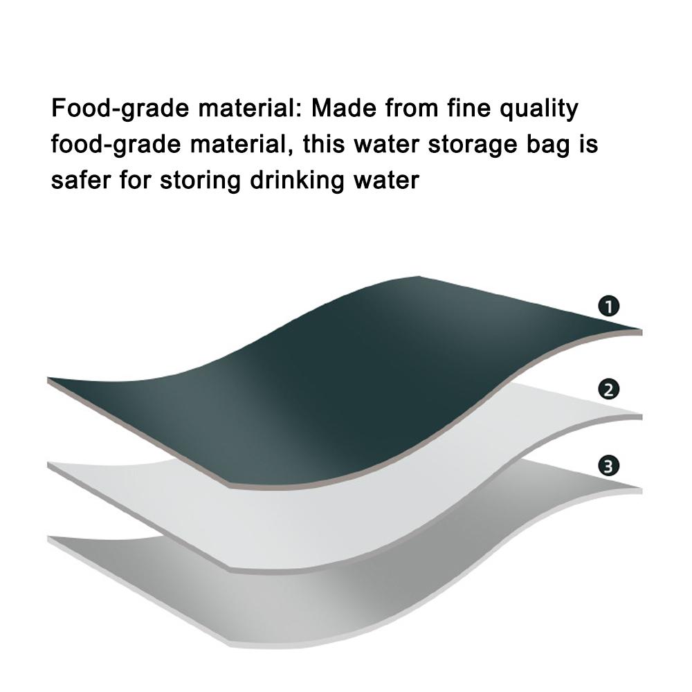 Наружная сумка для воды для кемпинга, пикника, пищевые материалы, портативная сумка для хранения воды большой емкости с