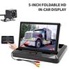 4.3/5 Inch Car LCD Monitor Rear View Backup Camera for Vehicle Van Night Vision Reverse Video Parking System Easy Installation