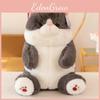 Animal Cat Fat Stuffed Plush Toy Cartoon Orange Gray Doll Children Birthday Gift
