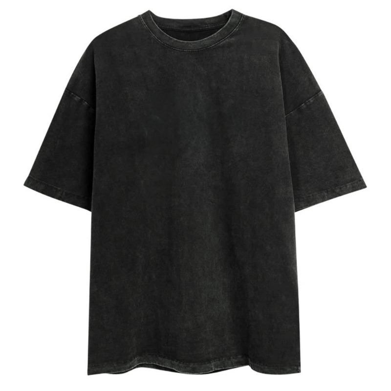 Летняя футболка с коротким рукавом большого размера для женщин, новые модные топы с круглым вырезом, свободная повседневная хлопковая футболка, женская уличная однотонная простая женская футболка 24651